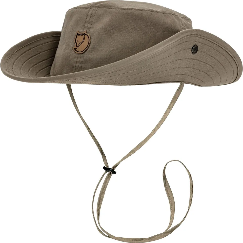 fj-llr-ven-abisko-summer-hat-leichter-sonnenhut-in-suede-brown image 1