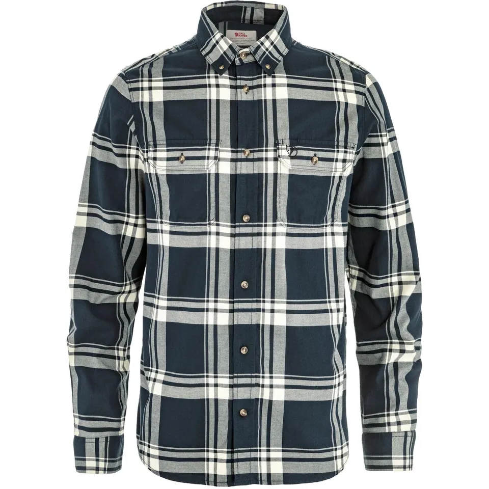 fj-llr-ven-herren-vik-lite-flannel-hemd-leichtes-bio-baumwollflanellhemd-mit-kla image 1