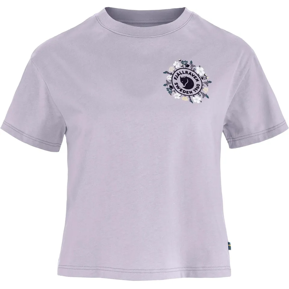 fj-llr-ven-damen-fj-llblomster-logo-t-shirt-bio-baumwolle image 1
