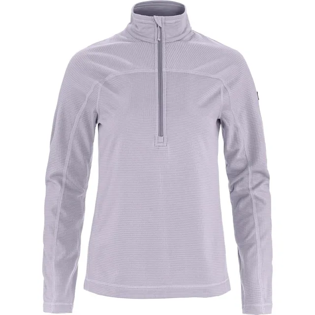 fj-llr-ven-damen-abisko-lite-fleece-half-zip-sweatshirt-lavender-mist-xs image 1
