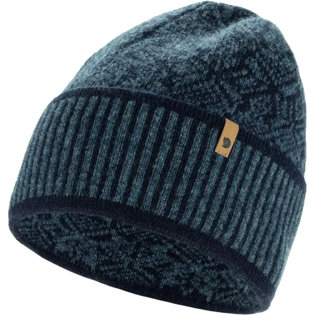 fj-llr-ven-snow-beanie-unisex-jacquard-m-tze-aus-zq-lammwolle image 1