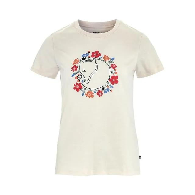 fj-llr-ven-damen-t-shirt-fj-llblomster-fox image 1