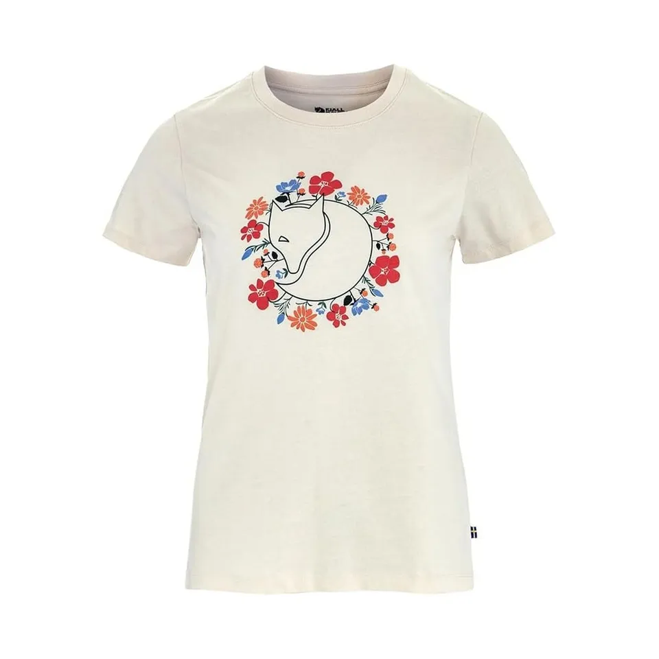 fj-llr-ven-damen-t-shirt-fj-llblomster-fox image 1