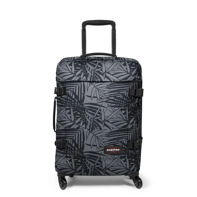 eastpak-trans4-s-koffer-54-cm-44-l-leaves-black-handgep-ck-trolley image 1