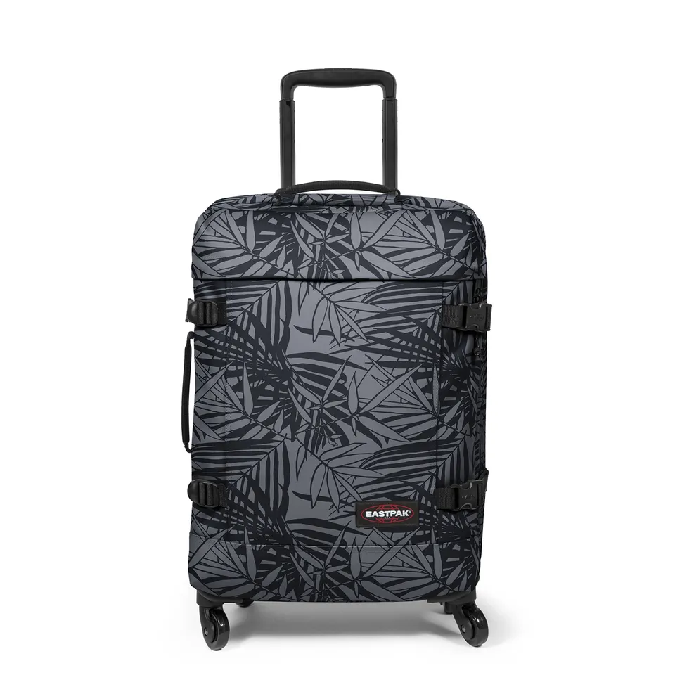 eastpak-trans4-s-koffer-54-cm-44-l-leaves-black-handgep-ck-trolley image 1