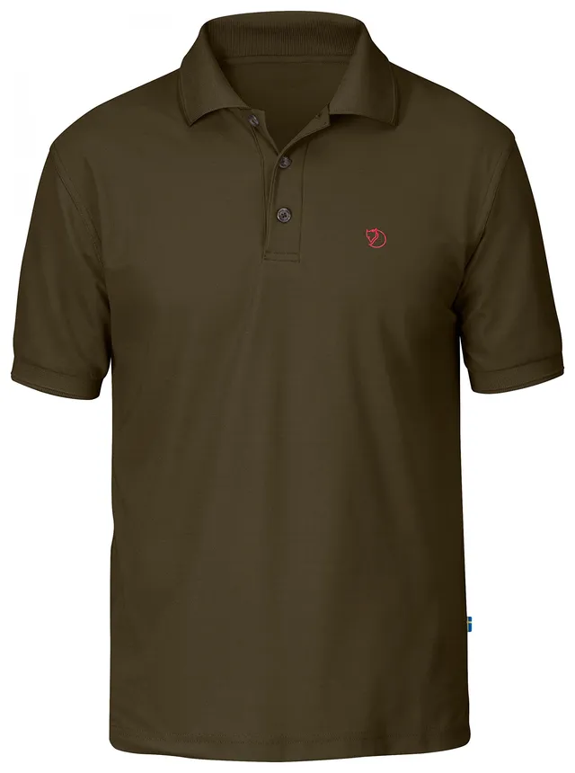 fj-llr-ven-crowley-piqu-poloshirt-dark-olive-herren image 1