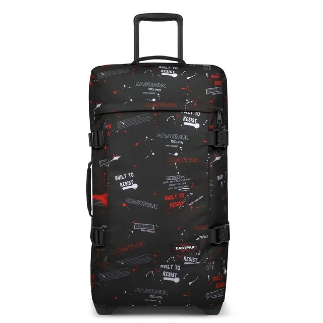 eastpak-tranverz-m-koffer-67cm-78l-schwarz-reisetrolley-mit-2-f-chern image 1