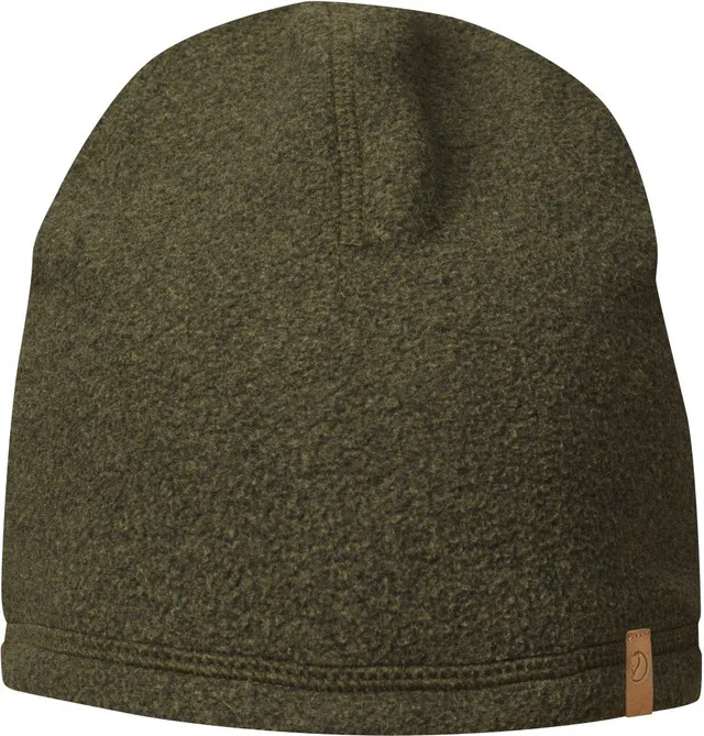 fj-llr-ven-lappland-fleece-m-tze-dark-olive-warme-unisex-strickm-tze-aus-recycel image 1