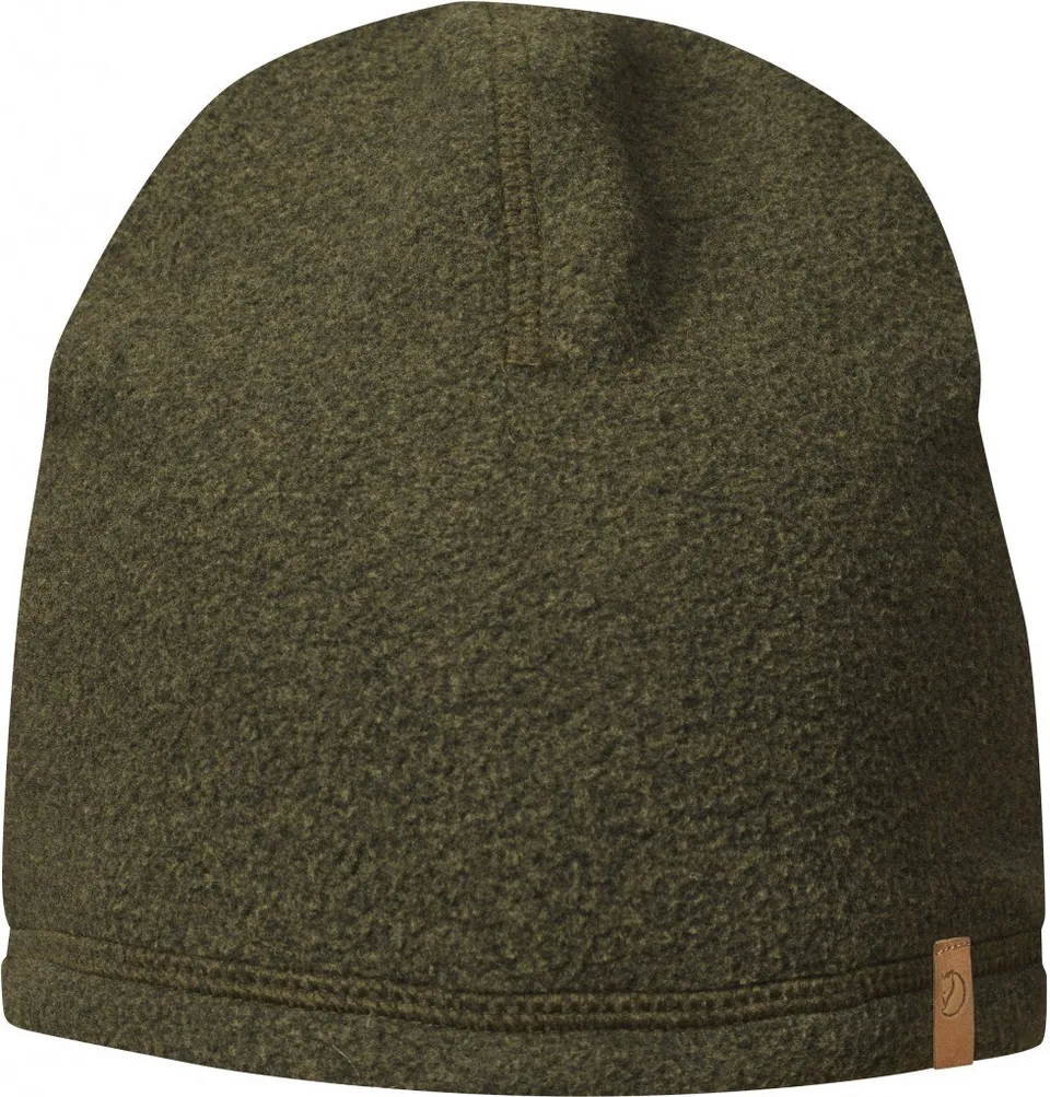 fj-llr-ven-lappland-fleece-m-tze-dark-olive-warme-unisex-strickm-tze-aus-recycel image 1