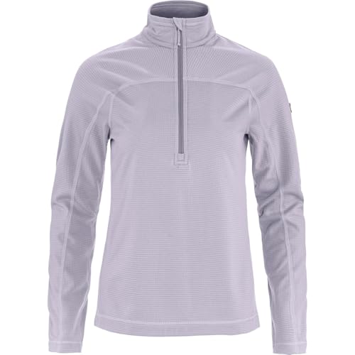 fj-llr-ven-damen-abisko-lite-fleece-half-zip-sweatshirt-lavender-mist-xs image 3