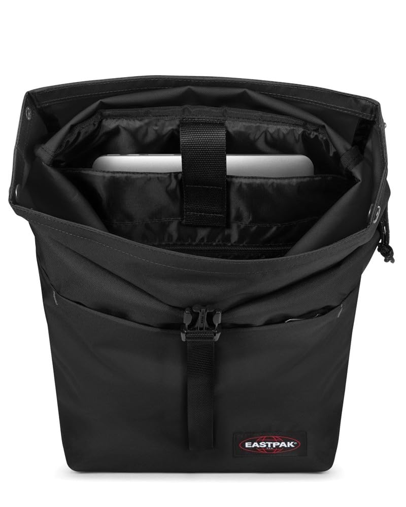 eastpak-up-roll-rucksack-23-liter-roll-top-mit-laptopfach-schwarz image 3
