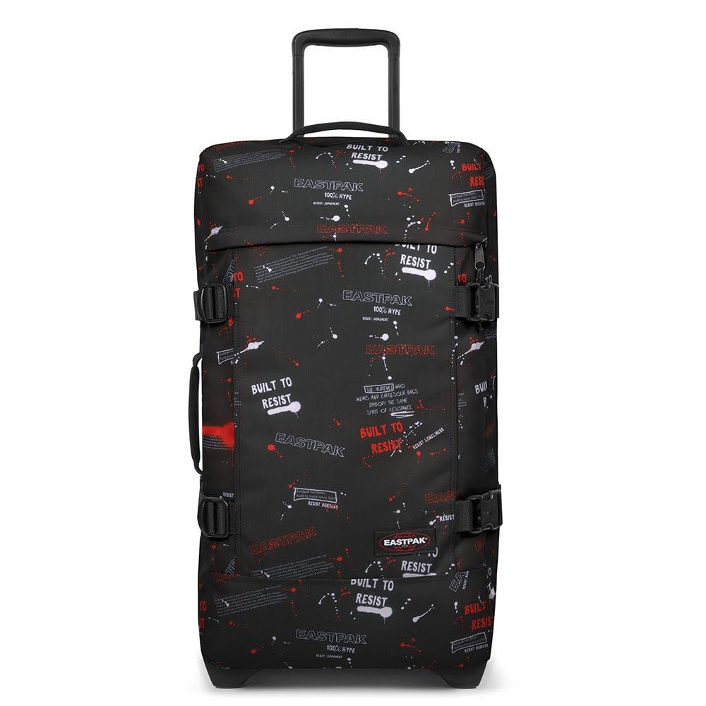 eastpak-tranverz-m-koffer-67cm-78l-schwarz-reisetrolley-mit-2-f-chern image 1