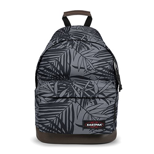 eastpak-wyoming-rucksack-40-cm-24-l-mit-lederboden-leaves-black image 7