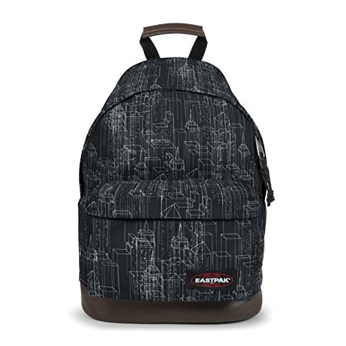 eastpak-wyoming-rucksack-24-l-black-blocks-mit-laptop-h-lle-und-lederboden image 8