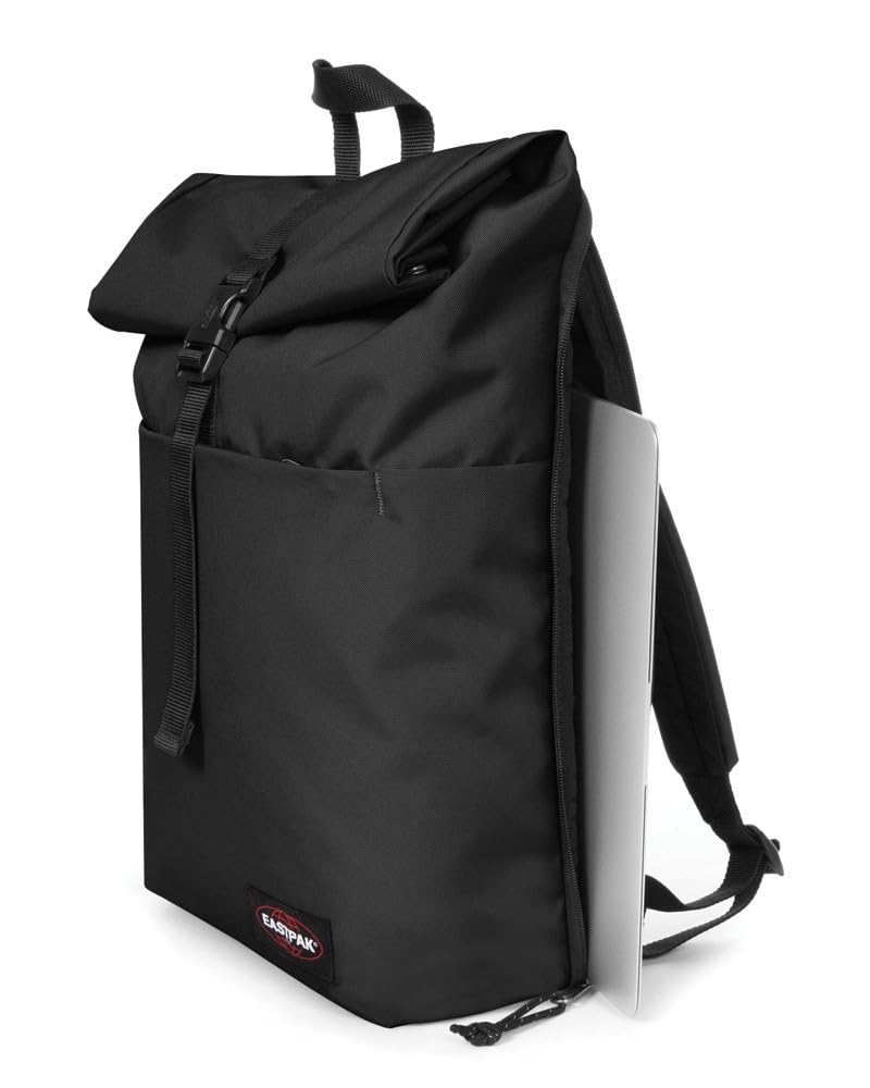 eastpak-up-roll-rucksack-23-liter-roll-top-mit-laptopfach-schwarz image 4