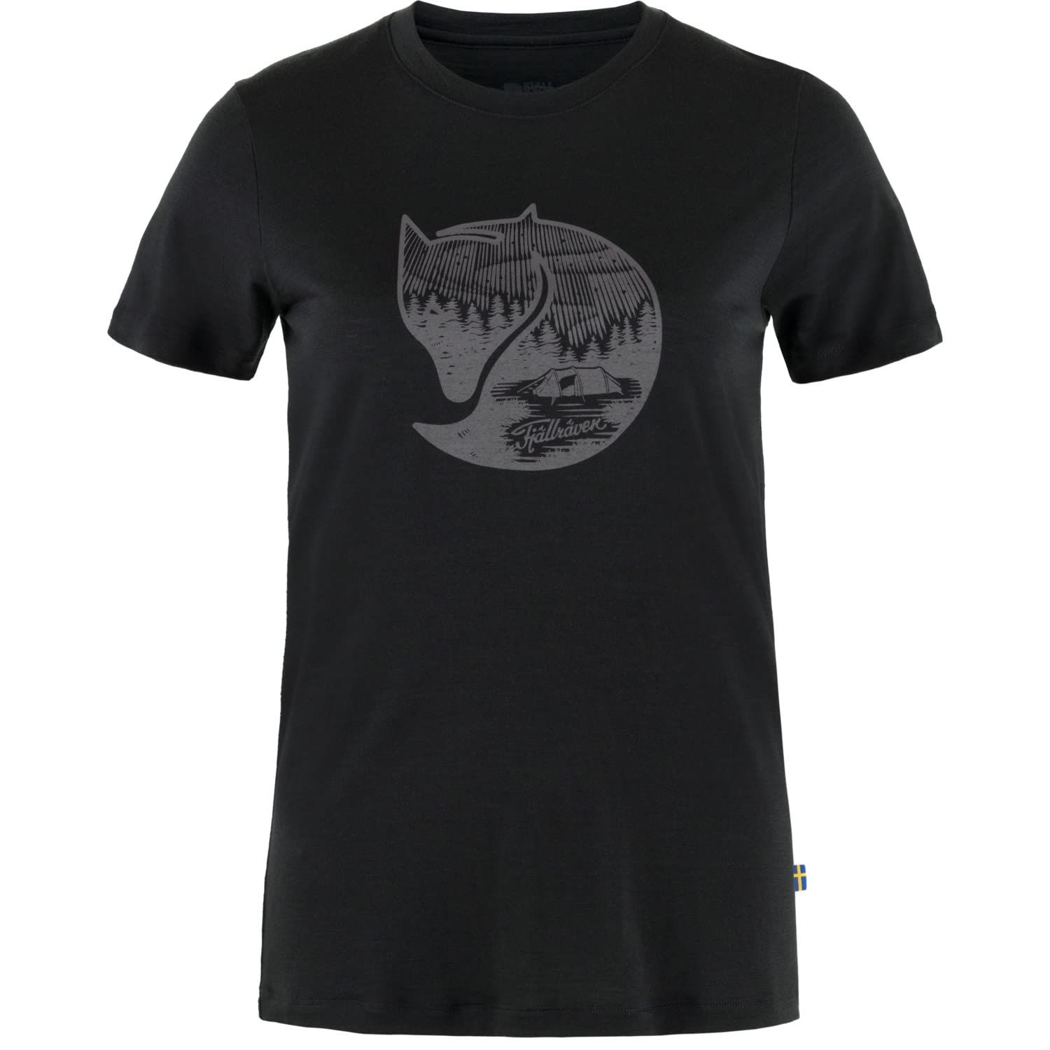 fj-llr-ven-damen-abisko-wool-fox-t-shirt-kurzarm image 3