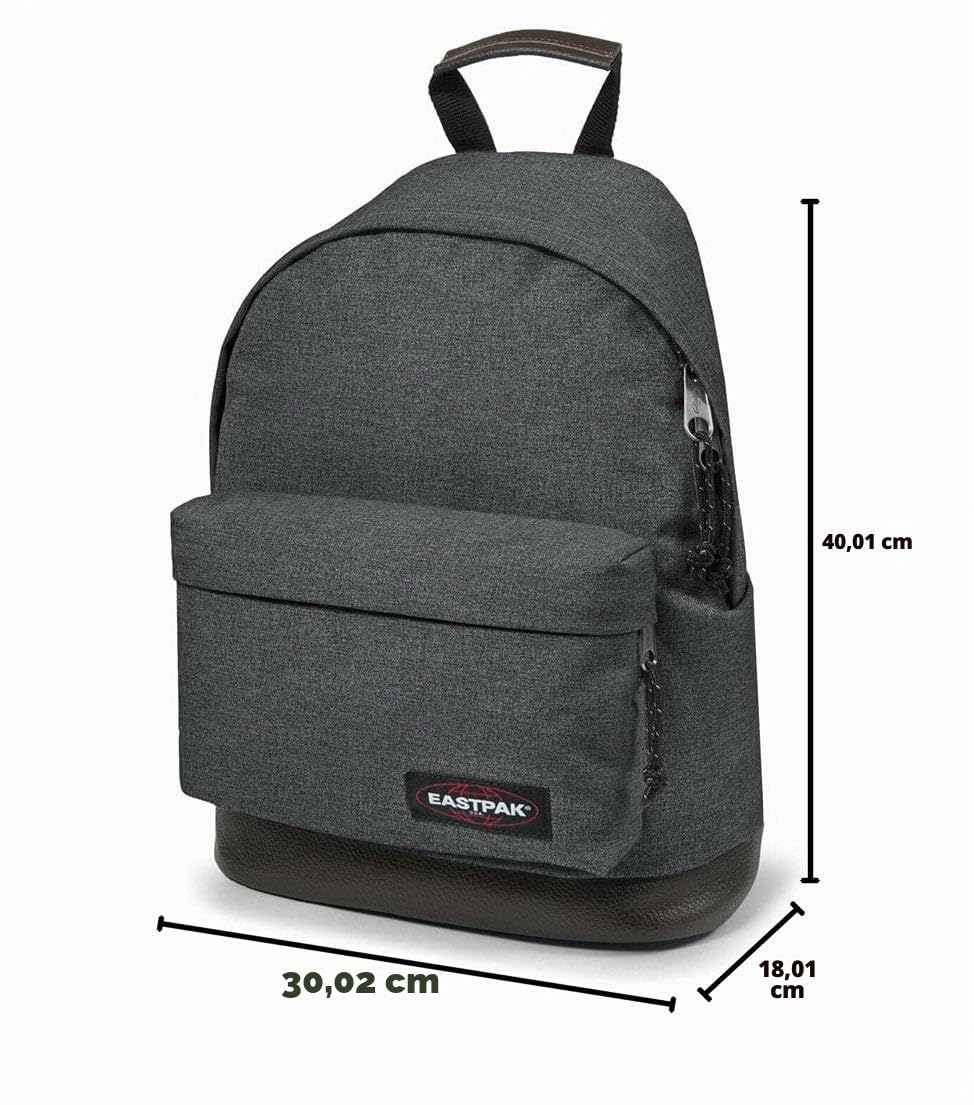 eastpak-wyoming-rucksack-24l-schlanker-city-rucksack-mit-ledereinsatz image 8