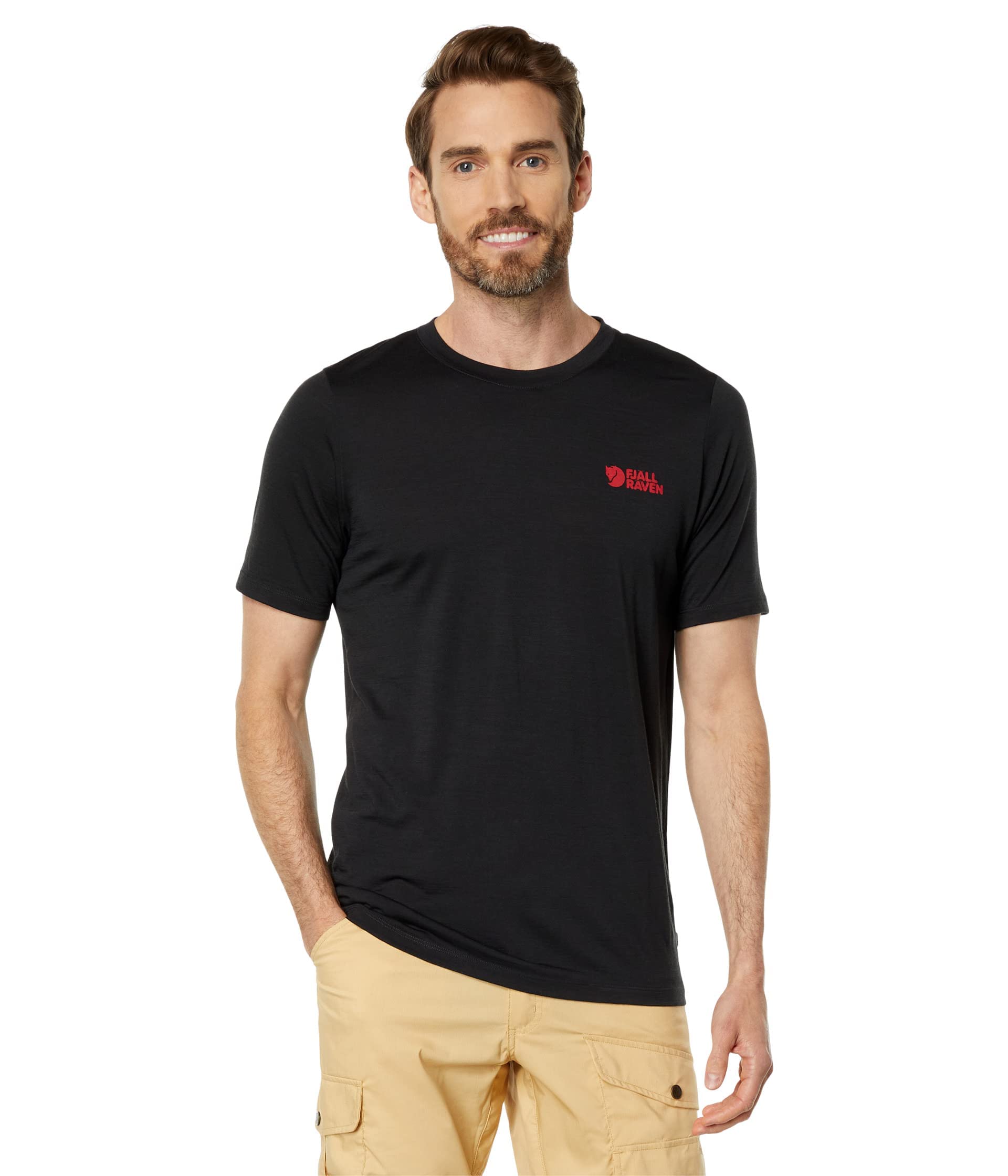 fj-llr-ven-herren-abisko-wool-logo-t-shirt-kurzarm image 5