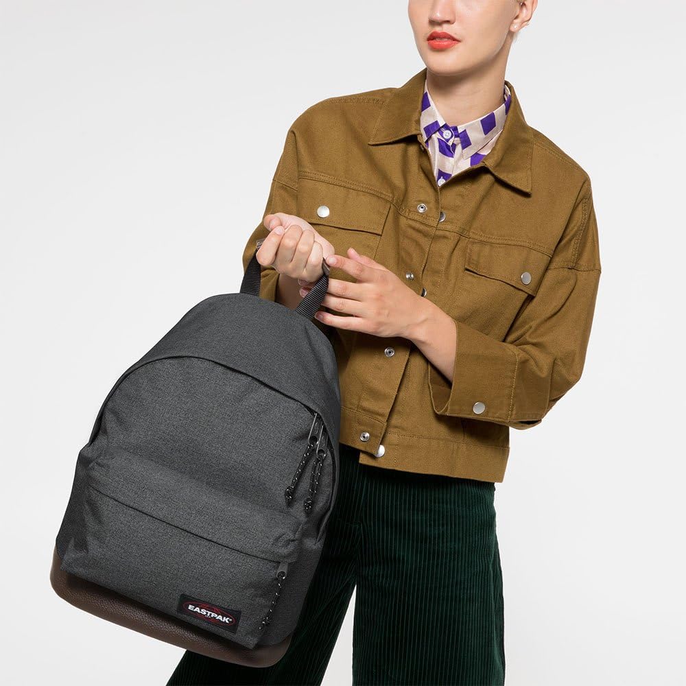 eastpak-wyoming-rucksack-24l-schlanker-city-rucksack-mit-ledereinsatz image 2