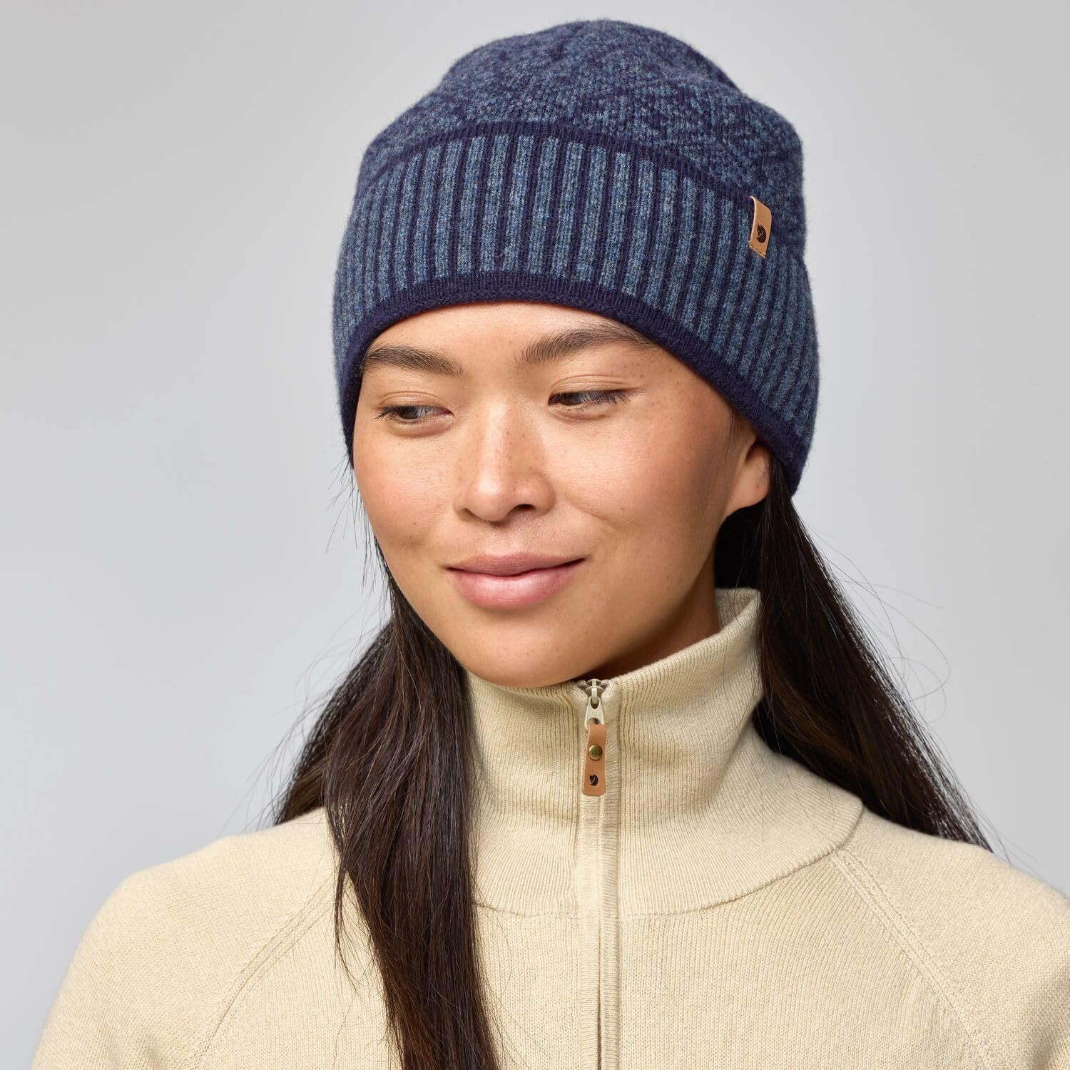 fj-llr-ven-snow-beanie-unisex-jacquard-m-tze-aus-zq-lammwolle image 7