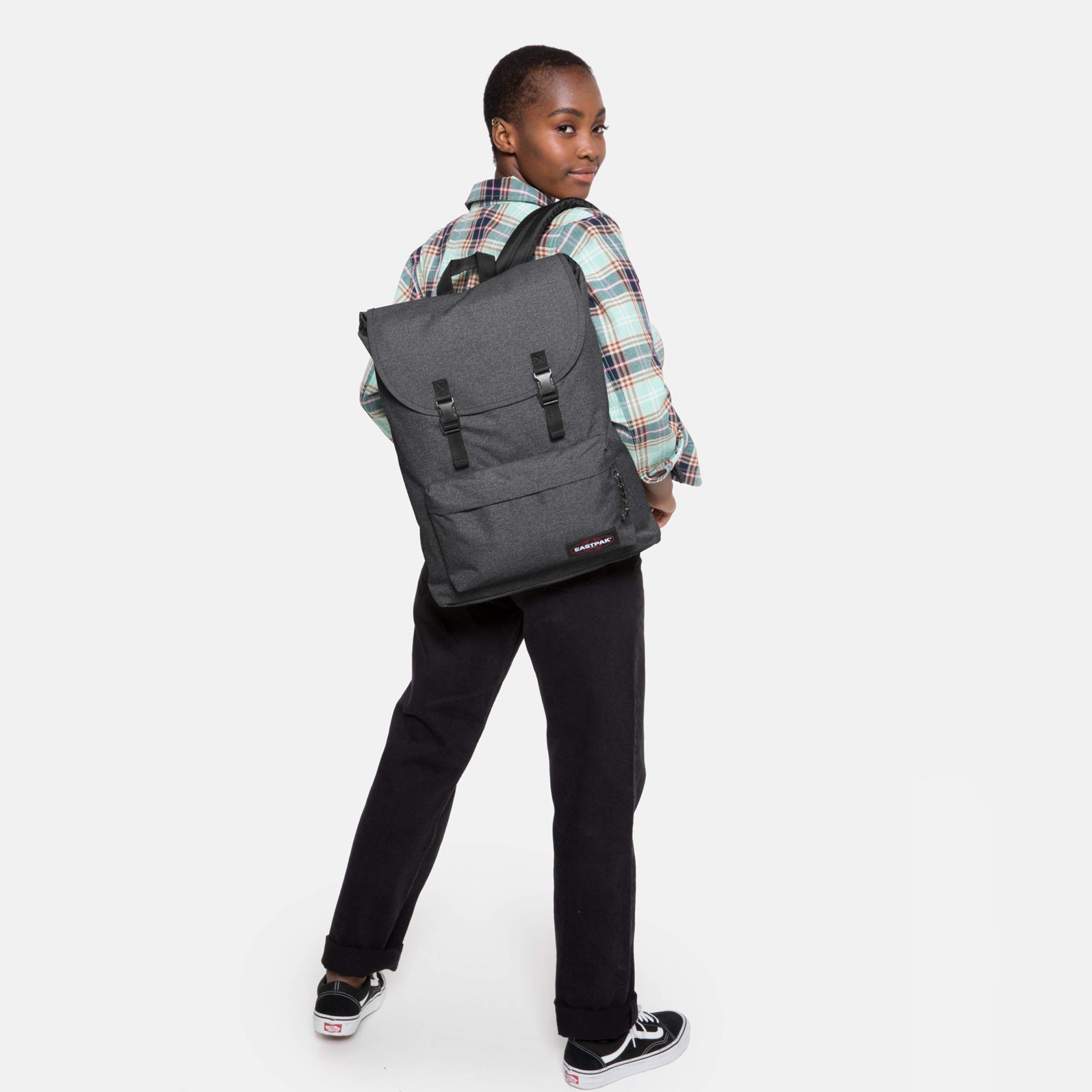 eastpak-london-rucksack-21-l-grau-black-denim-45-cm-f-r-alltag-arbeit image 2