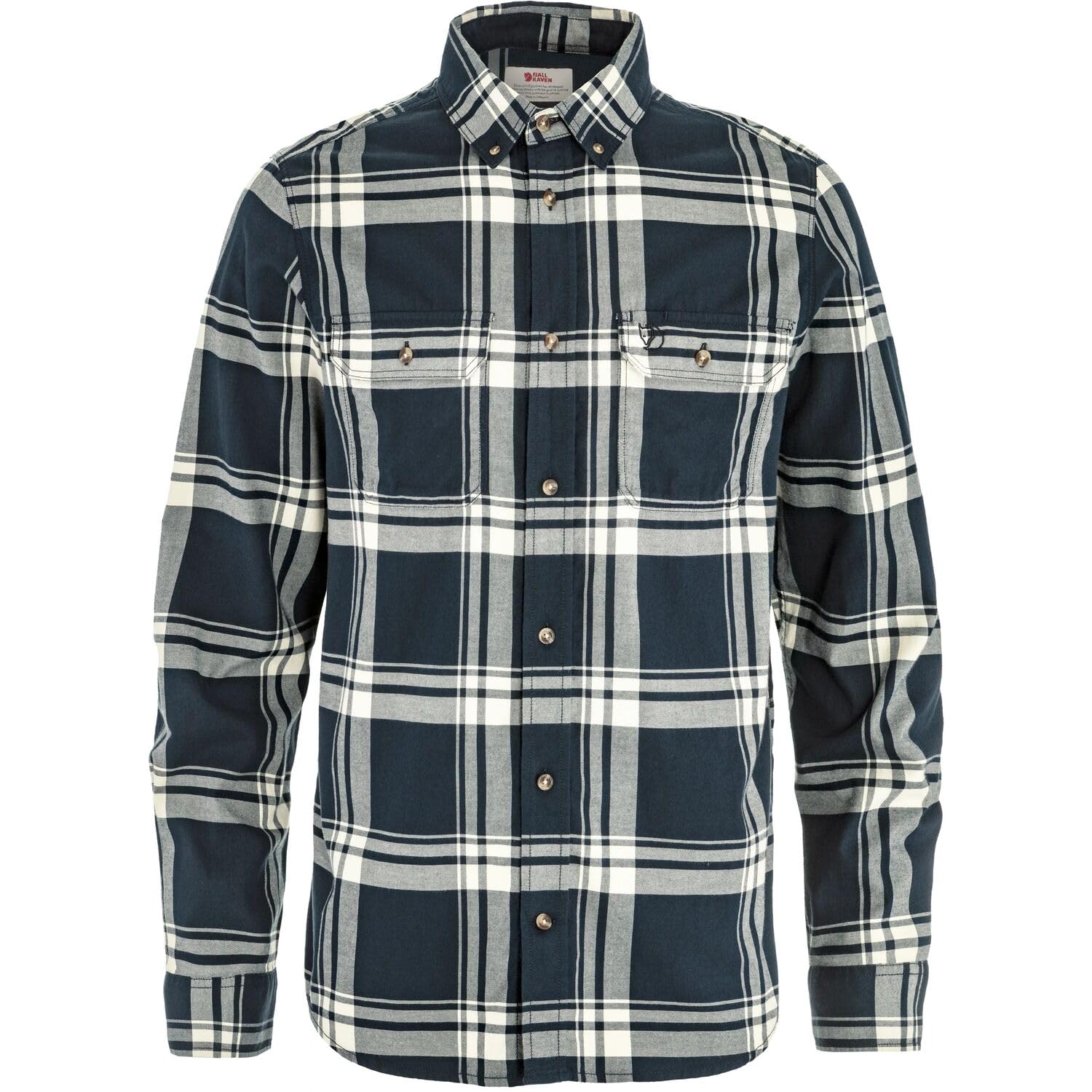 fj-llr-ven-herren-vik-lite-flannel-hemd-leichtes-bio-baumwollflanellhemd-mit-kla image 1