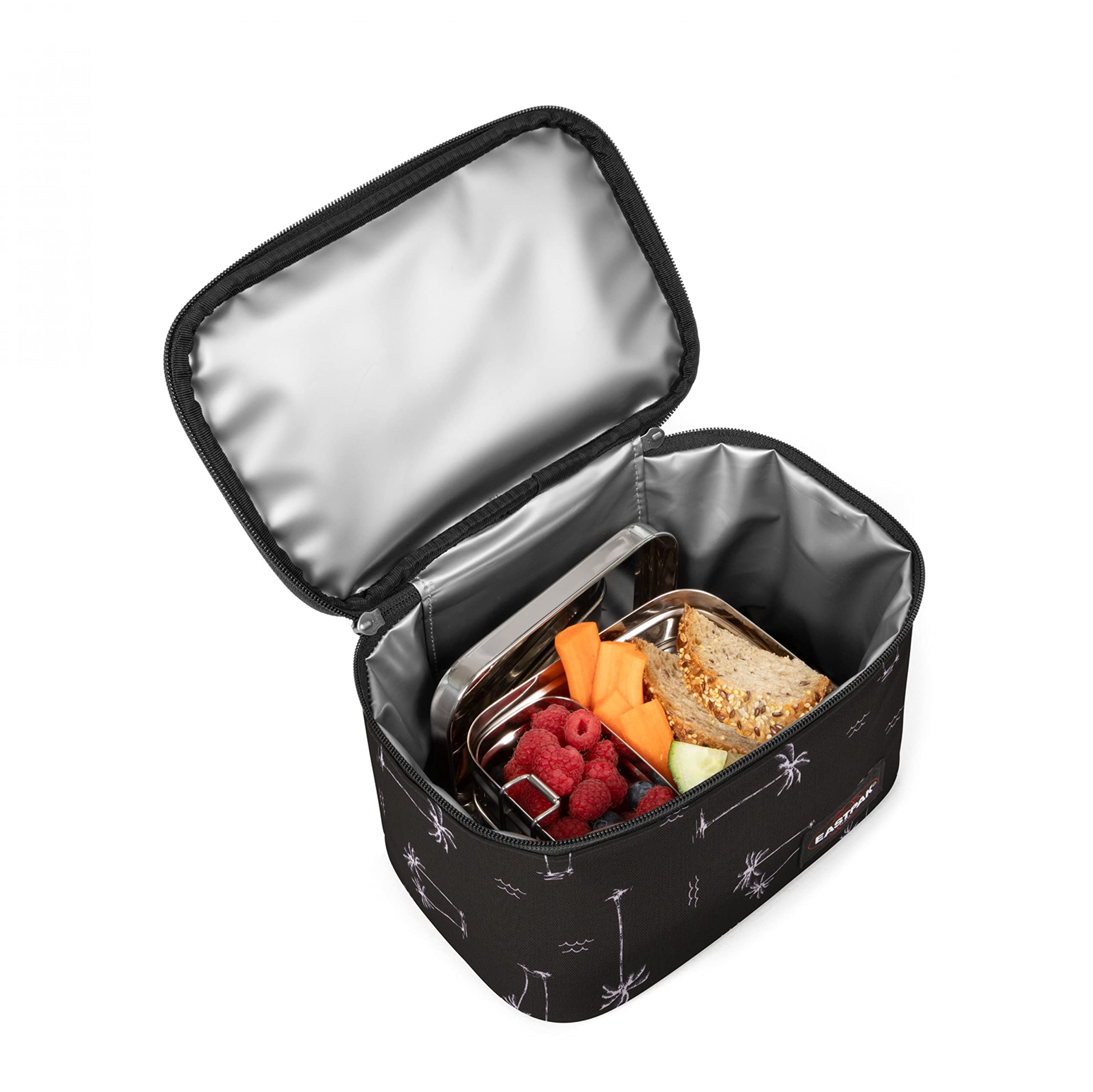 eastpak-oval-lunch-brotdose-5-l-icons-black-isolierte-lunchtasche image 4