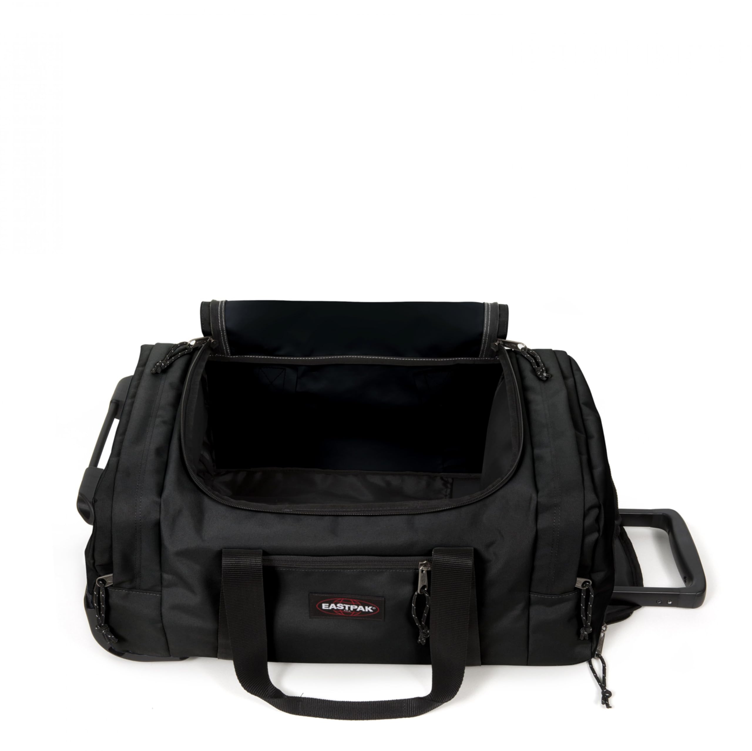 eastpak-leatherface-s-reisetasche-mit-rollen-und-handgep-ckgr-e-schwarz image 2