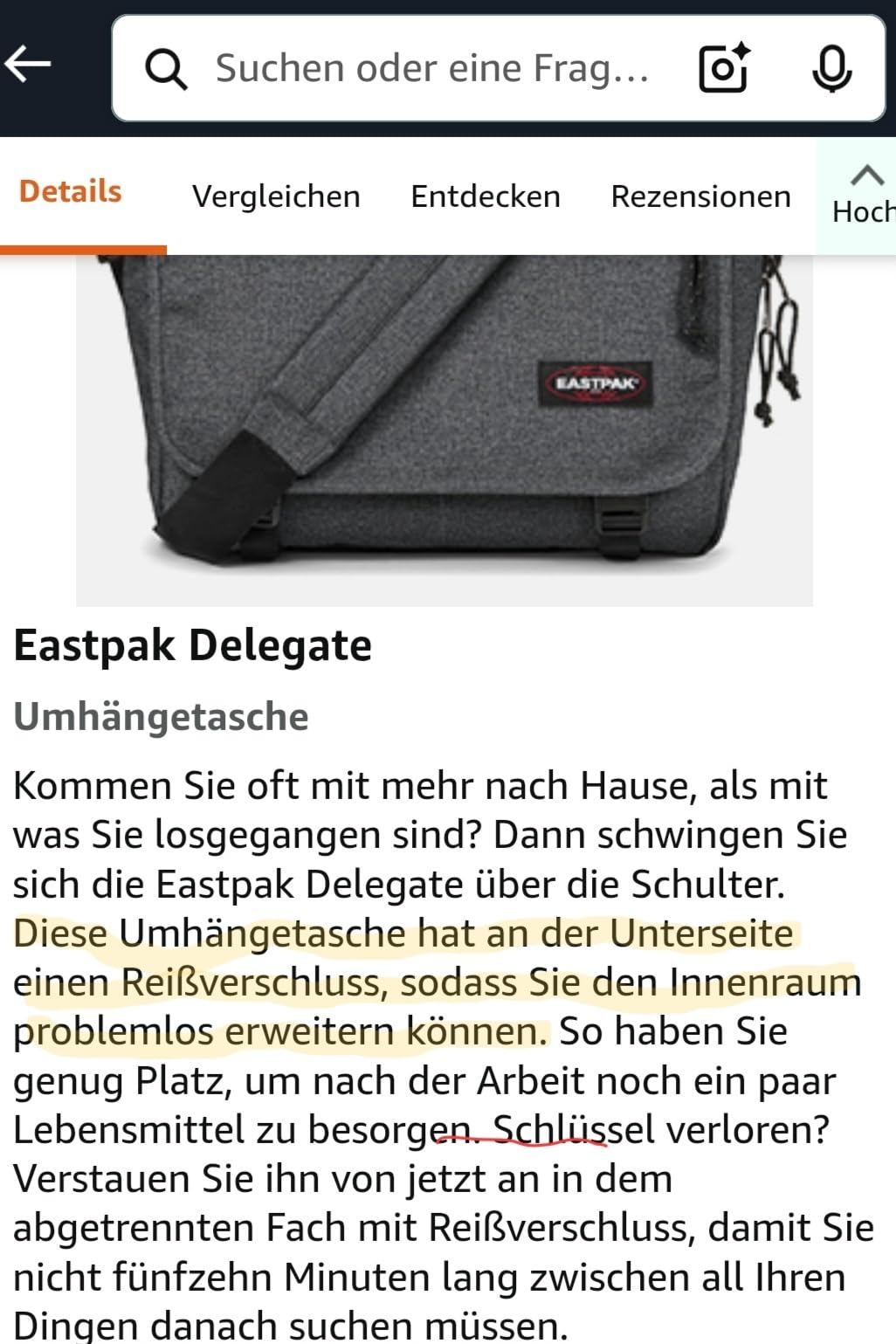 Etwas schwer