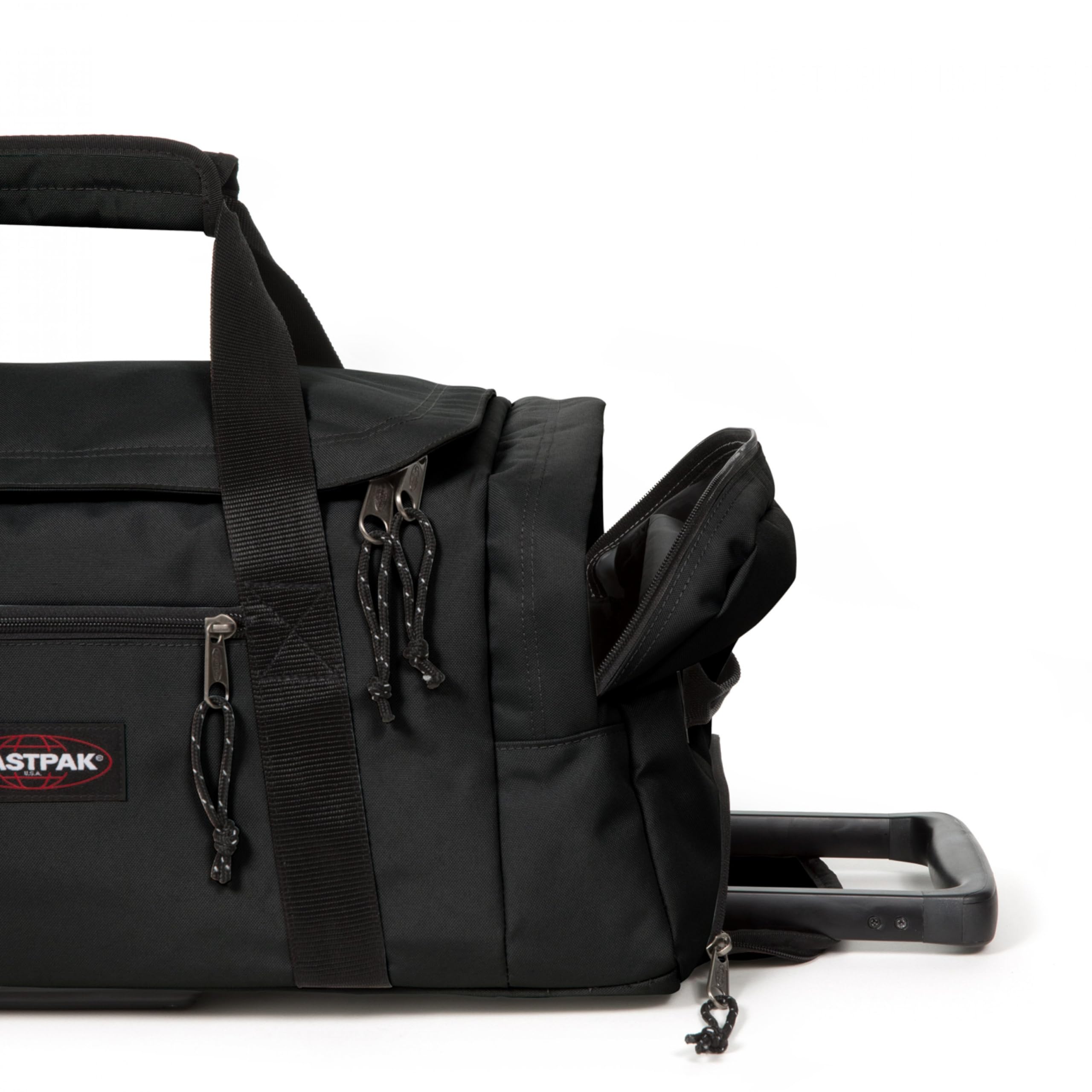 eastpak-leatherface-s-reisetasche-mit-rollen-und-handgep-ckgr-e-schwarz image 4