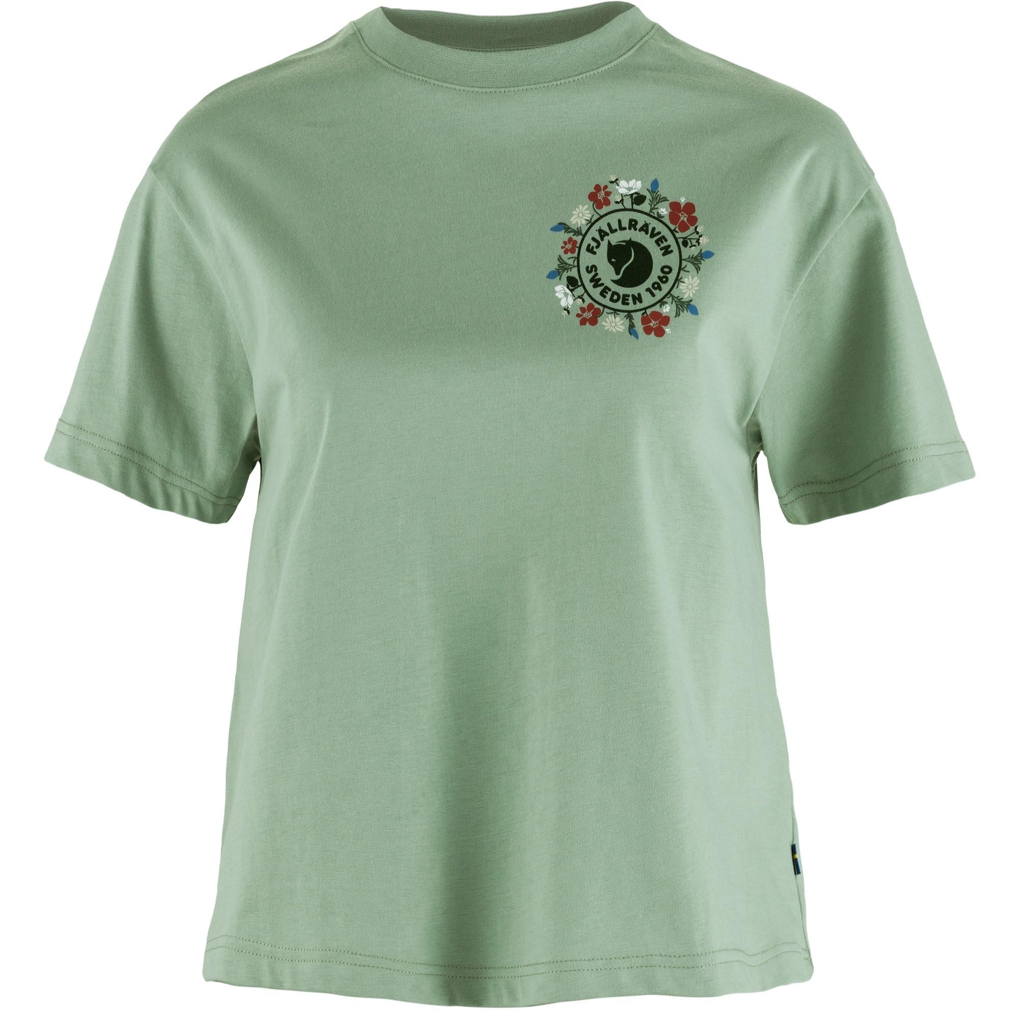 fj-llr-ven-damen-fj-llblomster-logo-t-shirt-bio-baumwolle image 4