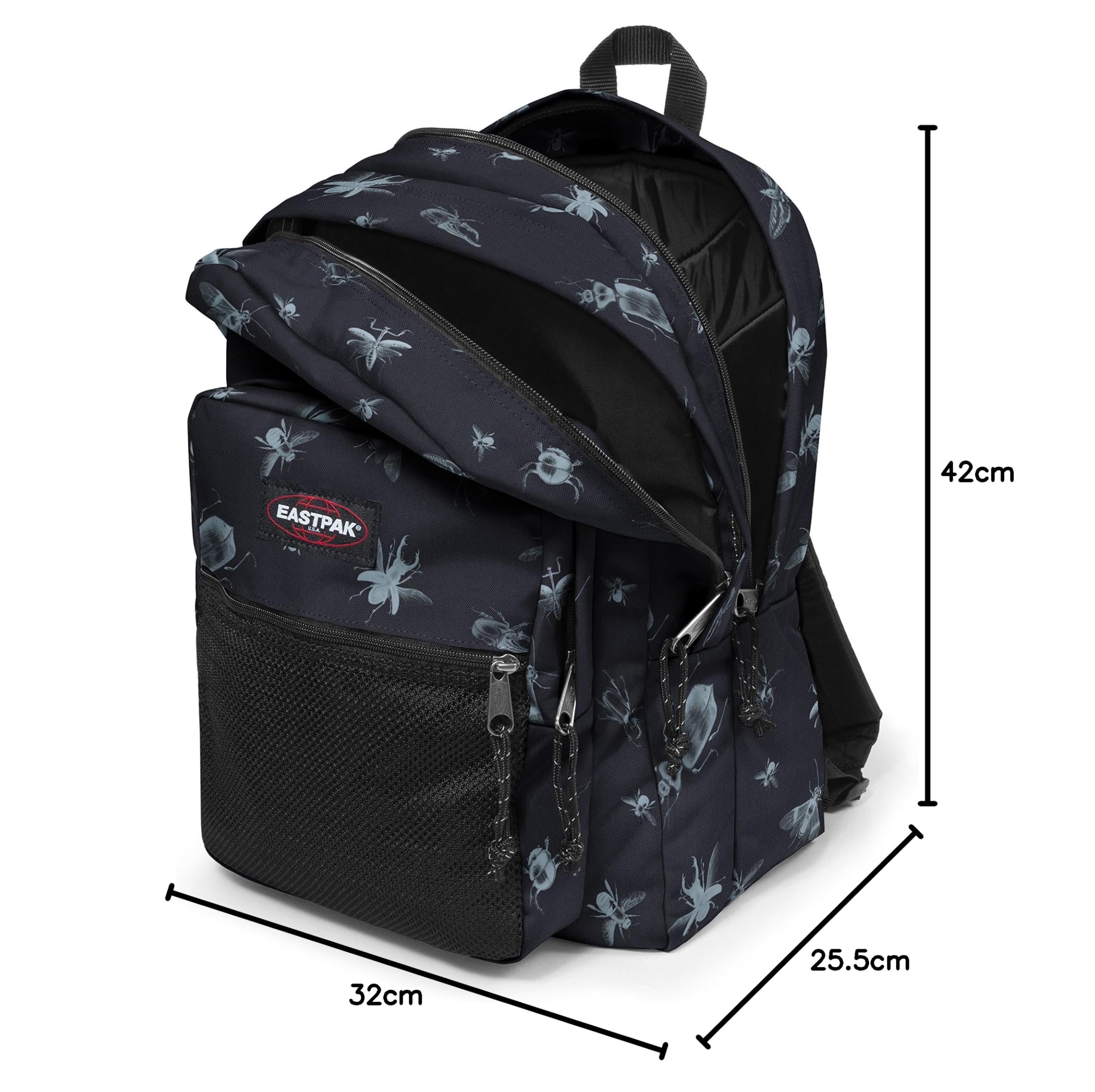 eastpak-pinnacle-kinder-rucksack-38-liter-bugged-black-robust-und-ger-umig-f-r-d image 5