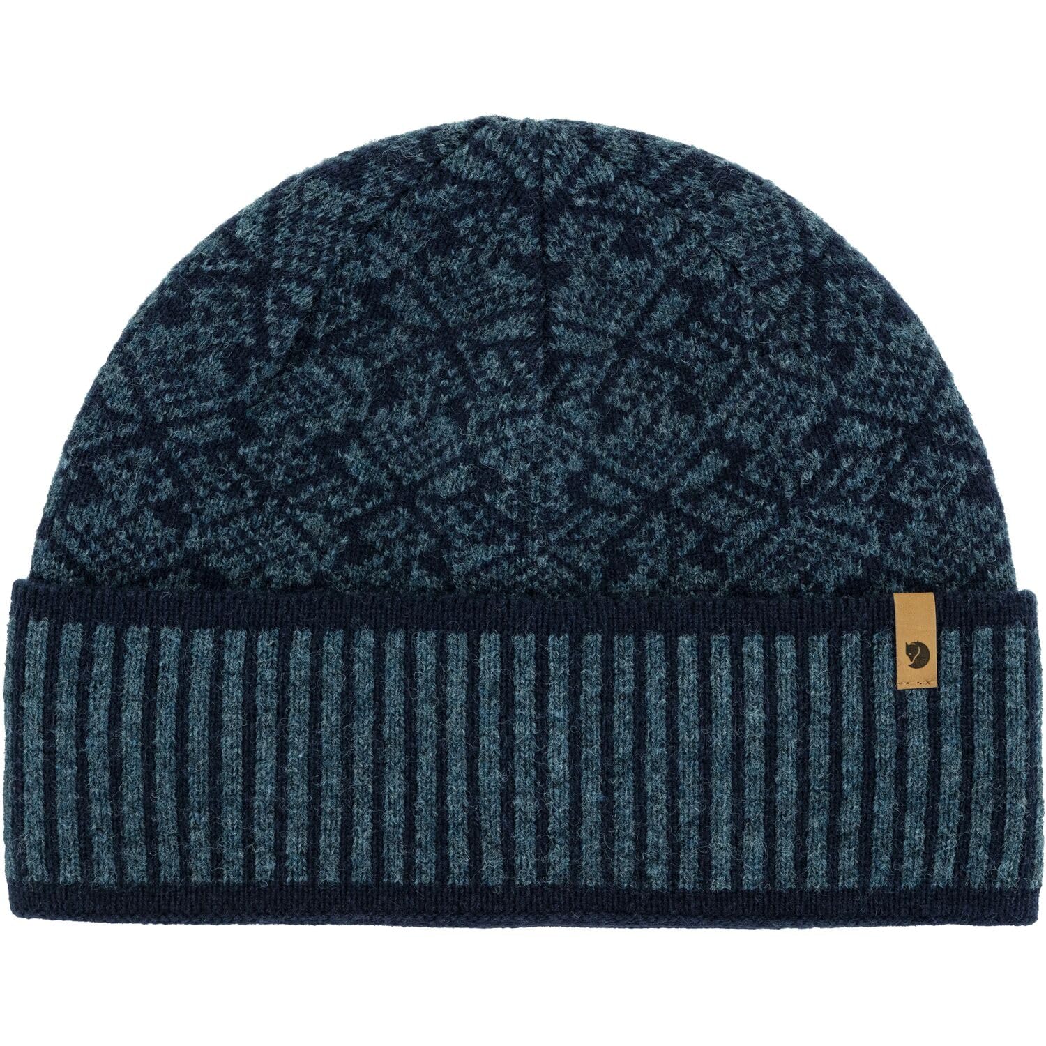 fj-llr-ven-snow-beanie-unisex-jacquard-m-tze-aus-zq-lammwolle image 5