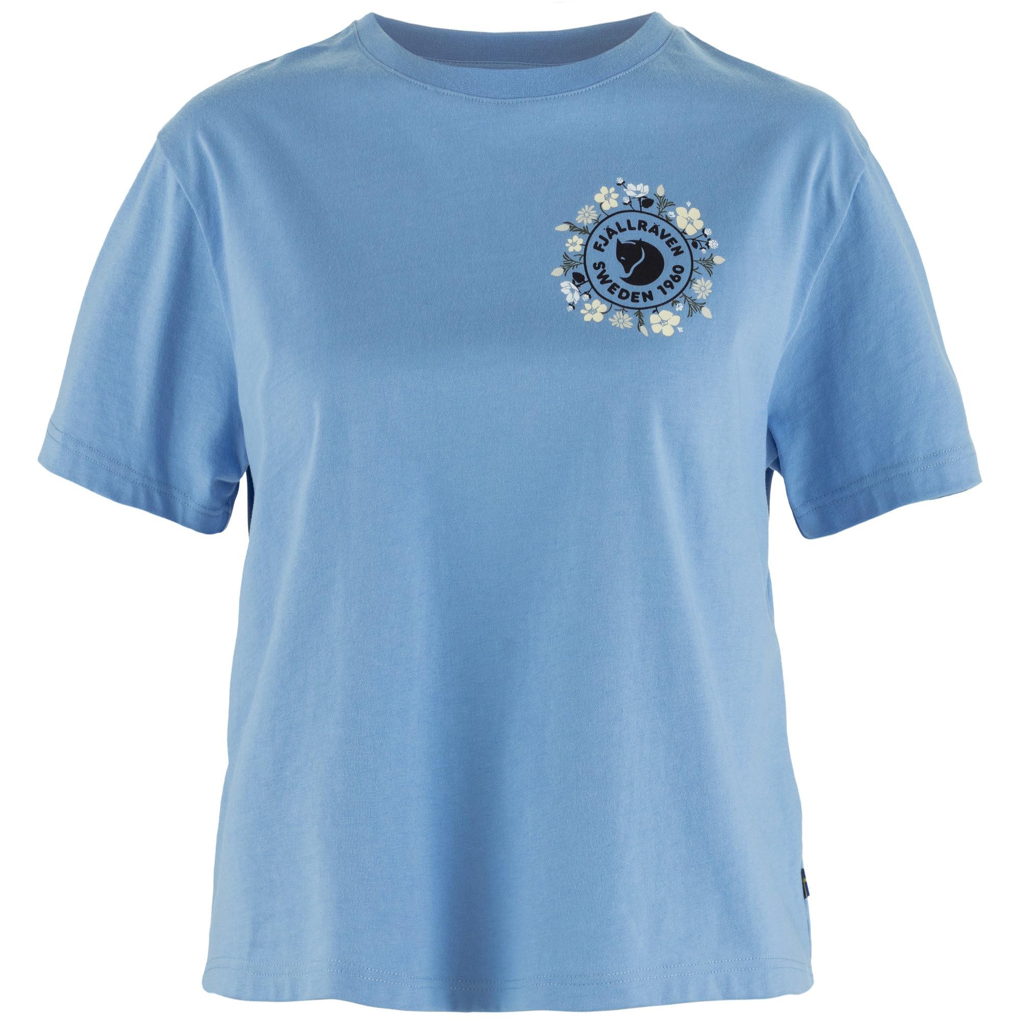 fj-llr-ven-damen-fj-llblomster-logo-t-shirt-bio-baumwolle image 3