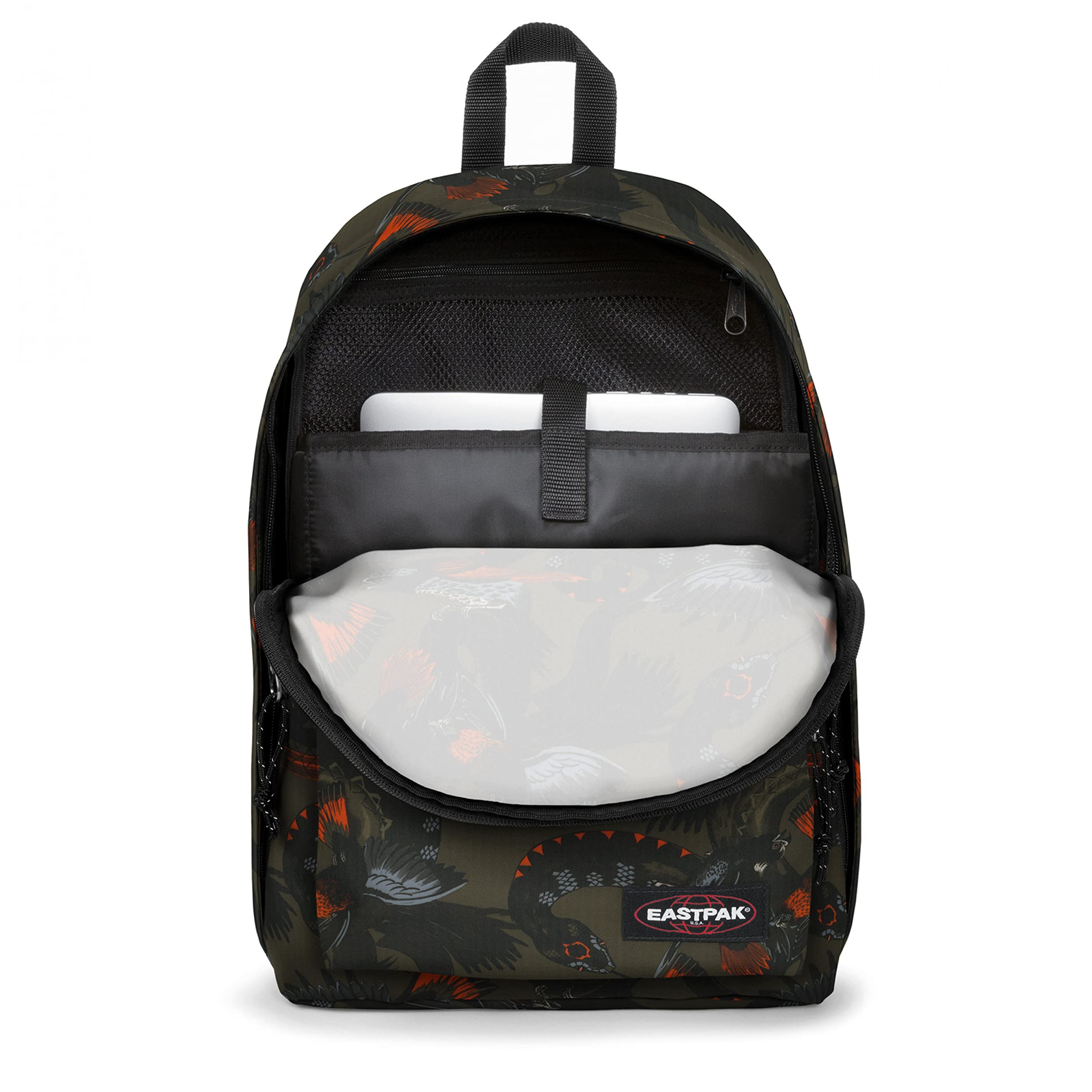 eastpak-out-of-office-rucksack-27-l-gr-n-gothica-snakes-mit-laptopfach-f-r-13-zo image 3