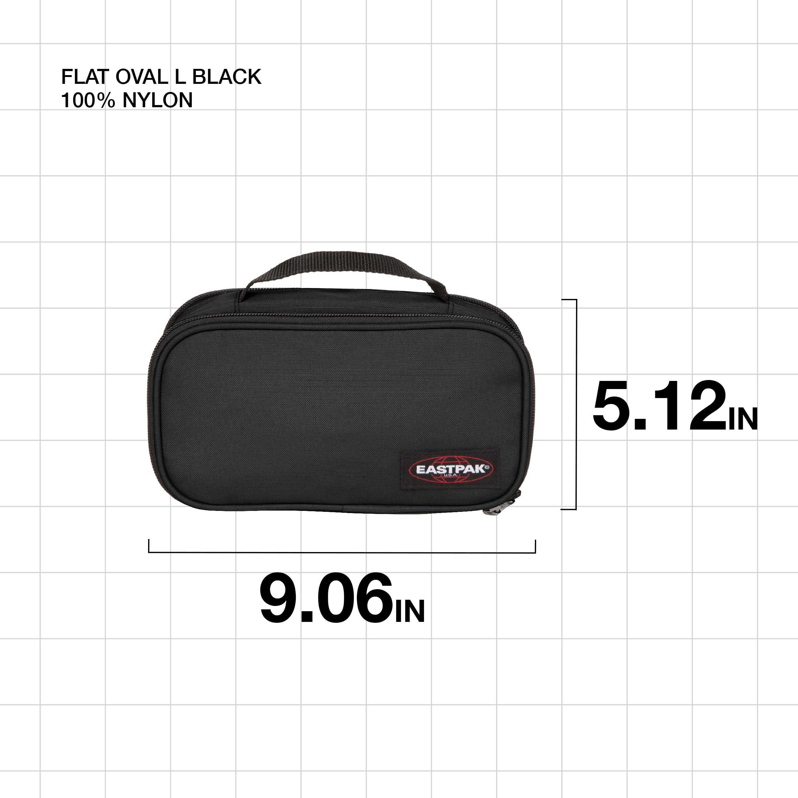 eastpak-flat-oval-l-federm-ppchen-23-cm-robustes-doppelfach-aus-nylon image 2