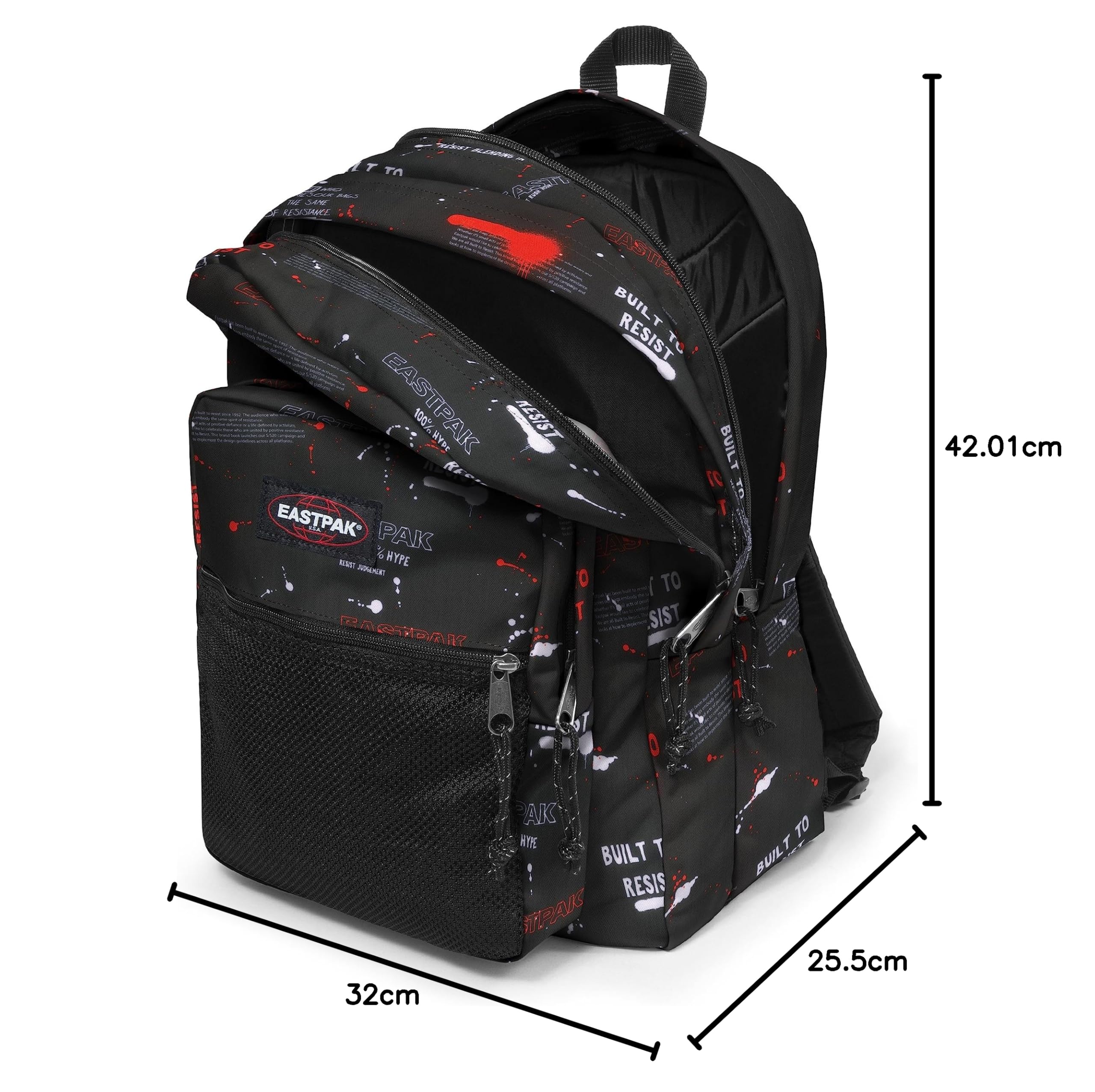 eastpak-pinnacle-rucksack-42-x-32-x-25-5-cm-laptopfach-schwarz-unisex image 6