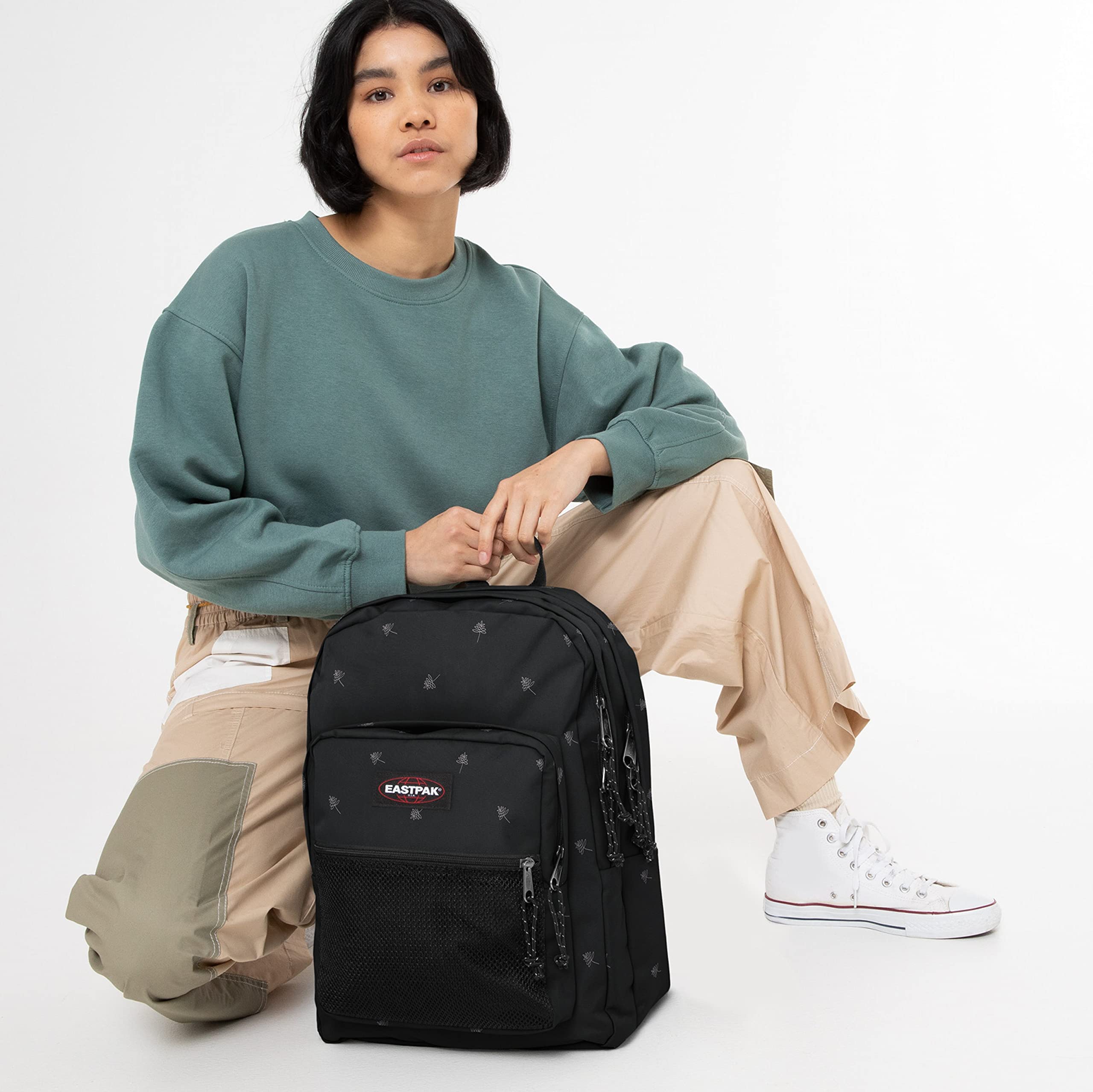 eastpak-pinnacle-rucksack-38-liter-line-black-mit-laptopfach image 6