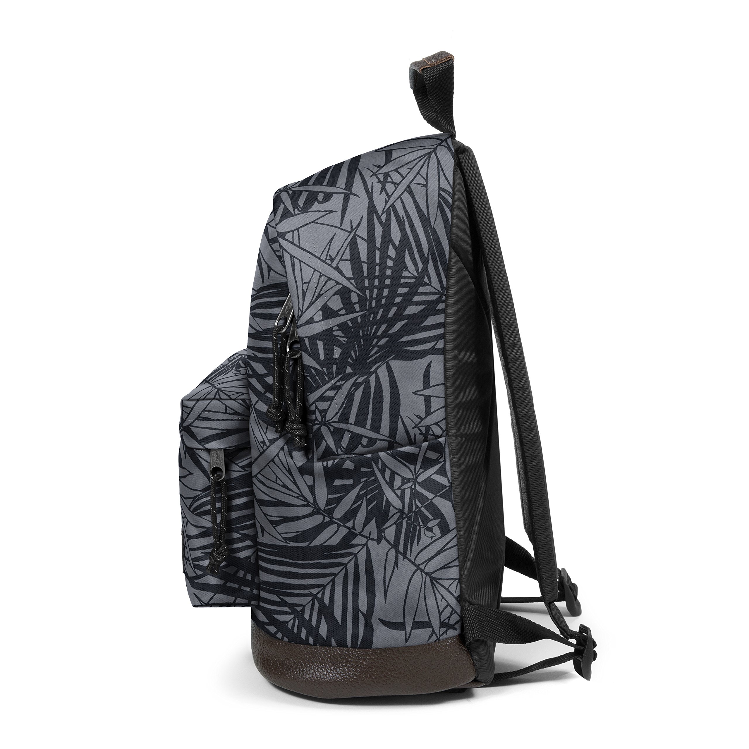 eastpak-wyoming-rucksack-40-cm-24-l-mit-lederboden-leaves-black image 6