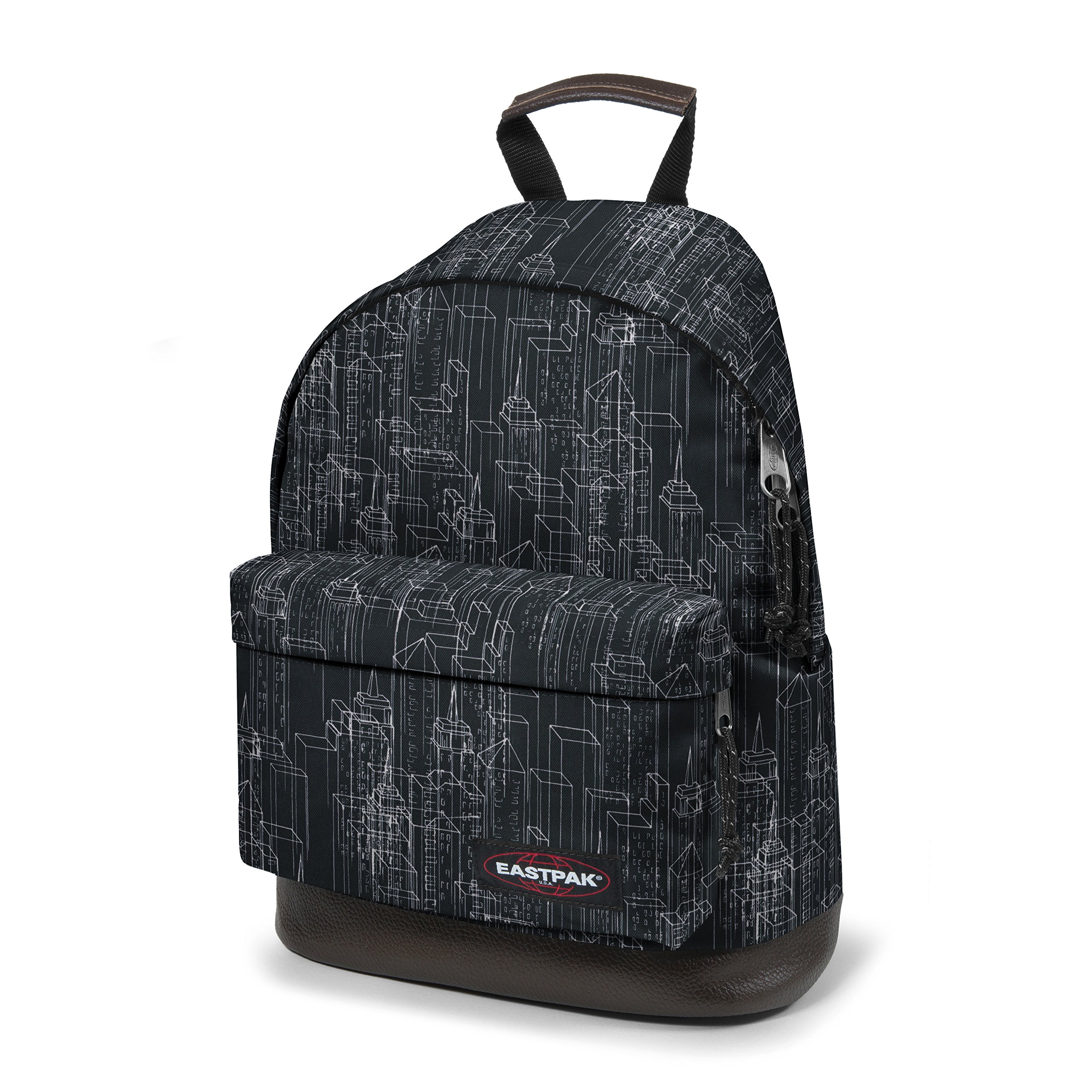 eastpak-wyoming-rucksack-24-l-black-blocks-mit-laptop-h-lle-und-lederboden image 5