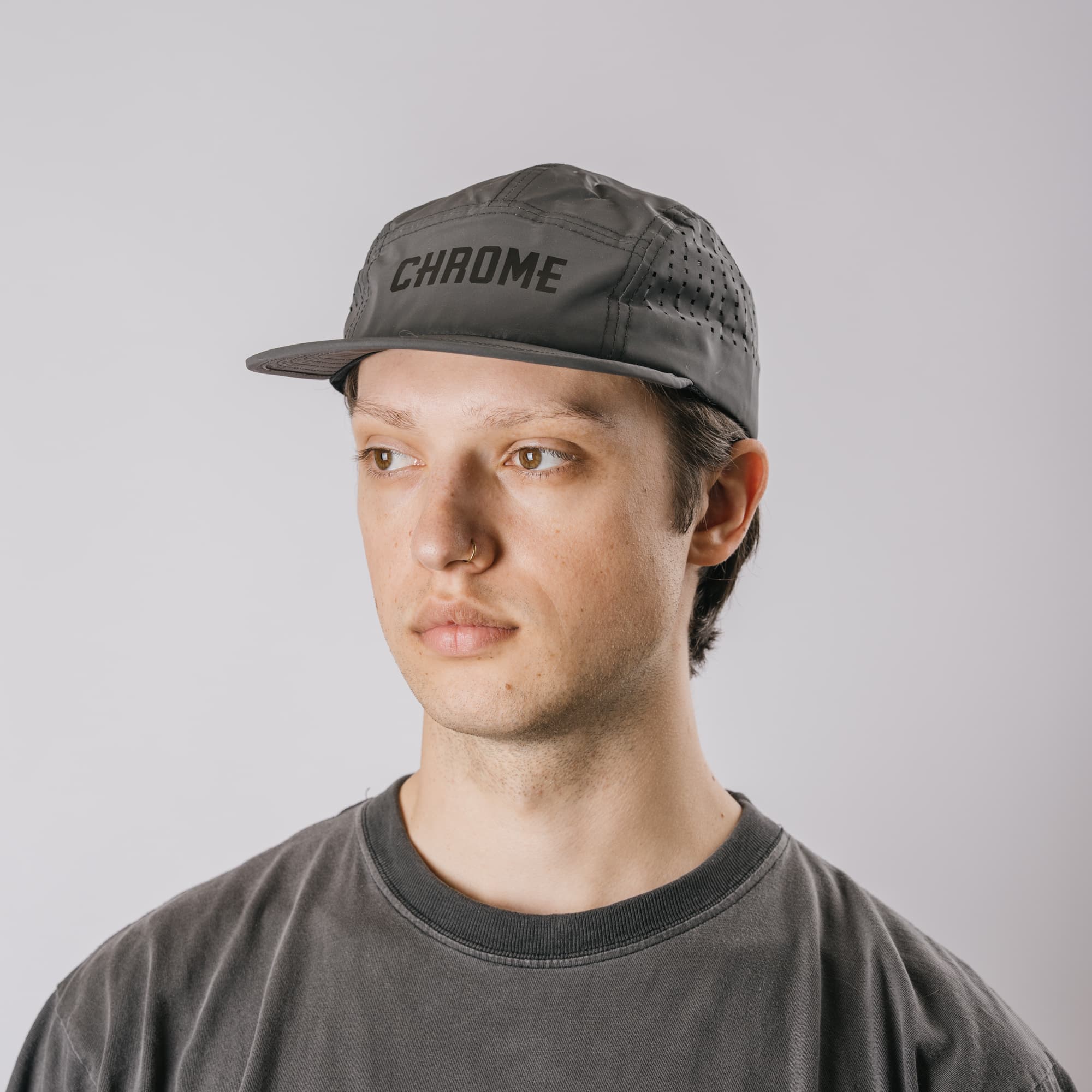 chrome-industries-five-panel-hat-reflektierende-kappe-mit-f-nf-panels image 5